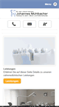 Mobile Screenshot of dr-muehlbacher.net